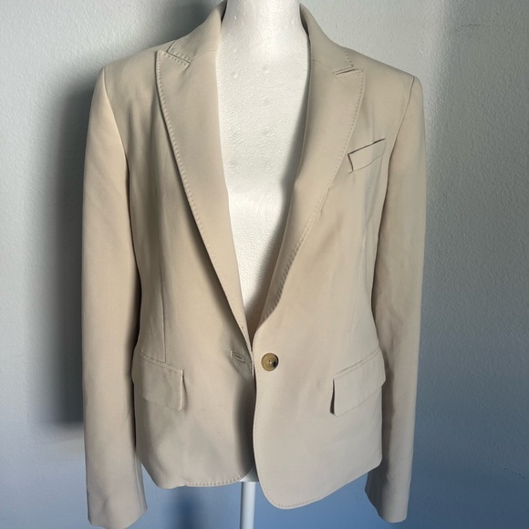 Anne Klein Light tan single button blazer - Picture 1 of 7